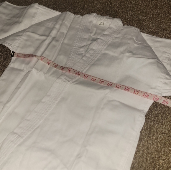 White Martial Arts Uniform Size 1/140 - Picture 3 of 6
